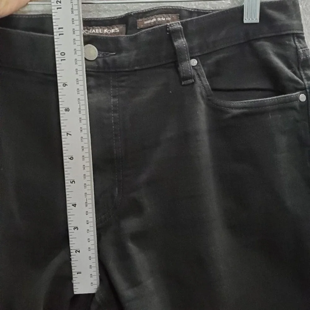 Michael Kors Men Jeans  36x32 Black Parker Slim Fit American Mill Denim‎